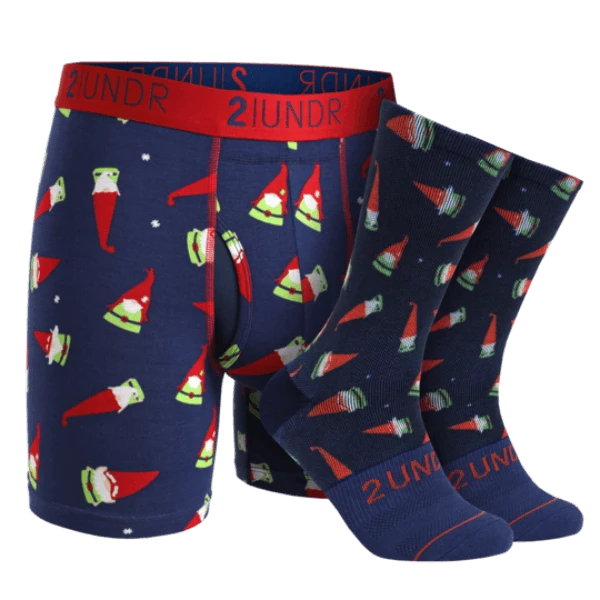 2UNDR SS Boxer Brief/Sock Pack - Gnomes 3 2UNDR SS Boxer Brief/Sock Pack - Gnomes