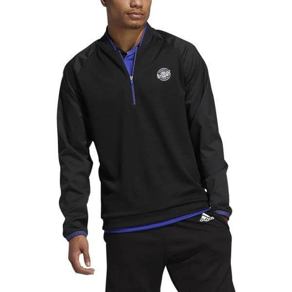 Adidas Prime Blue 1/4 Zip Pullover - Mens 4 Adidas Prime Blue 1/4 Zip Pullover - Mens - Image 2