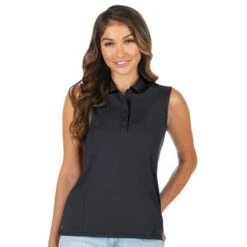 Antigua Tribute Sleeveless Polo - Womens 15 Antigua Tribute Sleeveless Polo - Womens -Taylor Made Shop Antigua Tribute Sleeveless Polo Womens Sleeveless Polo 4