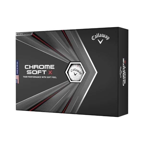 Custom Logo Callaway Chrome Soft X Golf Balls 2 Custom Logo Callaway Chrome Soft X Golf Balls