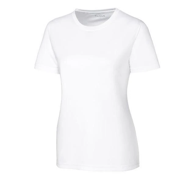 Cutter & Buck Custom Logo Clique Spin Jersey T Shirt - Womens 6 Cutter & Buck Custom Logo Clique Spin Jersey T Shirt - Womens - Image 4