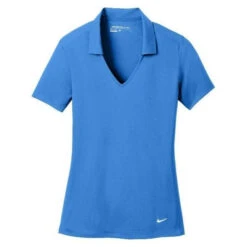 Custom Logo Nike Dr-Fit Vertical Mesh Women's Polo - Embroidery -Taylor Made Shop Custom Logo Nike Dr Fit Vertical Mesh Womens Polo Embroidery Polo 3