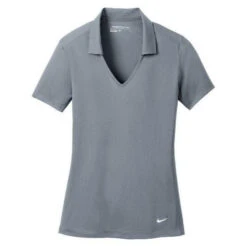 Custom Logo Nike Dr-Fit Vertical Mesh Women's Polo - Embroidery -Taylor Made Shop Custom Logo Nike Dr Fit Vertical Mesh Womens Polo Embroidery Polo 4