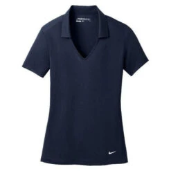 Custom Logo Nike Dr-Fit Vertical Mesh Women's Polo - Embroidery -Taylor Made Shop Custom Logo Nike Dr Fit Vertical Mesh Womens Polo Embroidery Polo 5