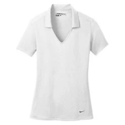 Custom Logo Nike Dr-Fit Vertical Mesh Women's Polo - Embroidery -Taylor Made Shop Custom Logo Nike Dr Fit Vertical Mesh Womens Polo Embroidery Polo 7