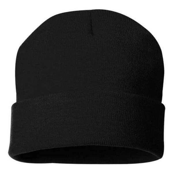 Custom Logo Sportsman Solid 12" Cuffed Beanie - Embroidery 4 Custom Logo Sportsman Solid 12" Cuffed Beanie - Embroidery - Image 2