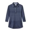Footjoy Pique 1/2 Sleeve Pinstripe Polo - Womens -Taylor Made Shop Footjoy Pique 12 Sleeve Pinstripe Polo Womens Polo