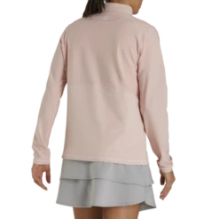 Footjoy Womens 1/2 Zip Ribbed Midlayer -Taylor Made Shop Footjoy Womens 12 Zip Ribbed Midlayer Apparel 3