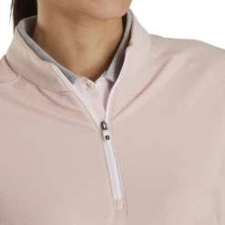 Footjoy Womens 1/2 Zip Ribbed Midlayer -Taylor Made Shop Footjoy Womens 12 Zip Ribbed Midlayer Apparel 4