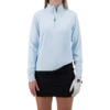 Full Wedge Golf - Icey Blue Q-Zip - Womens -Taylor Made Shop Full Wedge Golf Icey Blue Q Zip Womens Pullover