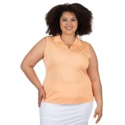 Nancy Lopez Legacy Sleeveless Polo Plus Sizing -Taylor Made Shop Nancy Lopez Legacy Sleeveless Polo Plus Sizing Sleeveless Polo 4